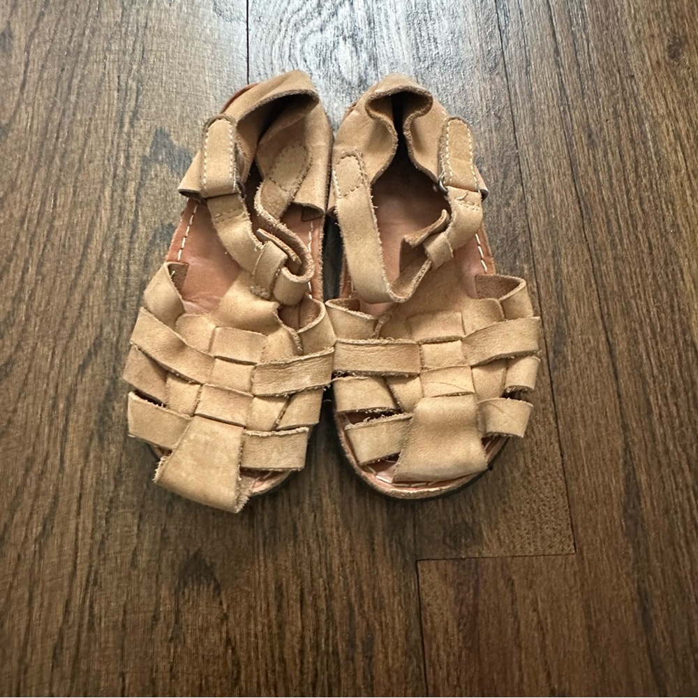 Toddler authentic leather fisherman sandal